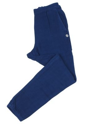 BN Natural Blue Cotton Pants