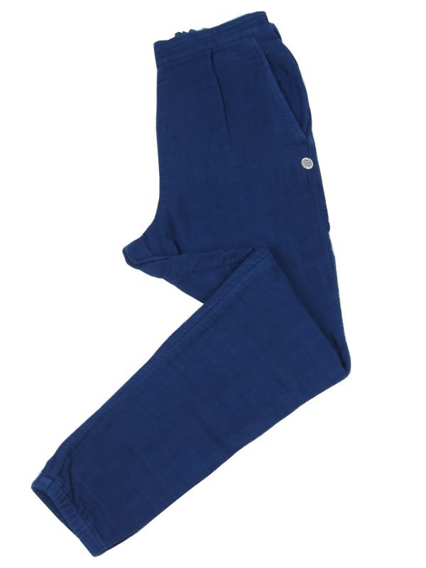 BN Natural Blue Cotton Pants