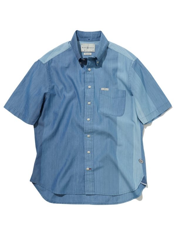 Blue Nails x Mann Craft Gradient Natural Blue Shirt