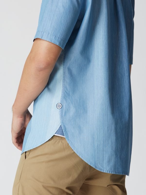 Blue Nails x Mann Craft Gradient Natural Blue Shirt - Image 4