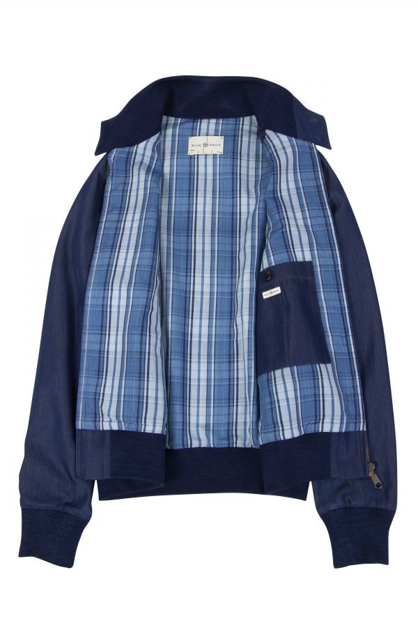 BN Natural Blue Harrington Jacket - Image 3